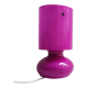 Scandinavian Modernist Lykta fuchsia pink handmade glass table lamp by IKEA, 1990s