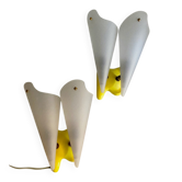 Pair of vintage wall lights 1960