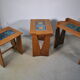 Pull out tables Guillerme and Chambron 1960