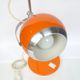 Eyeball floor lamp orange metal has ask ball space age of the 1970s