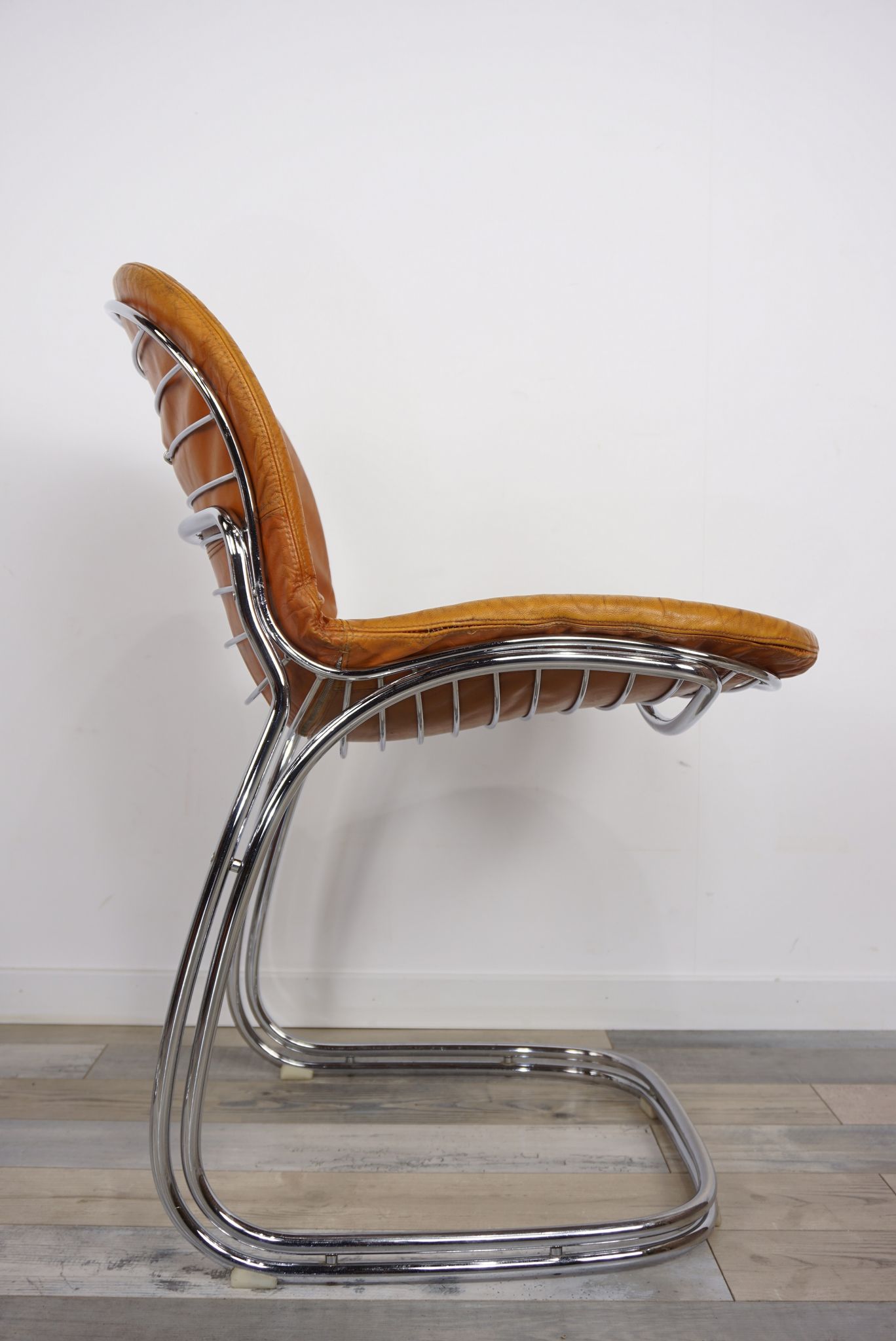Set of 4 chairs Sabrina Italian design of the 1970s Gastone Rinaldi