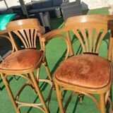 Wooden bar stools