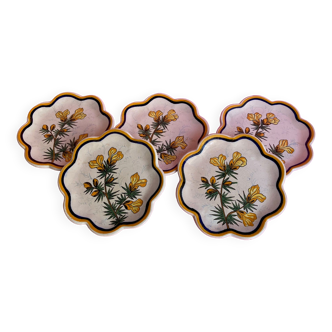 5 assiettes à pain Henriot Quimper