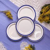 4 assiettes à dessert HBCM