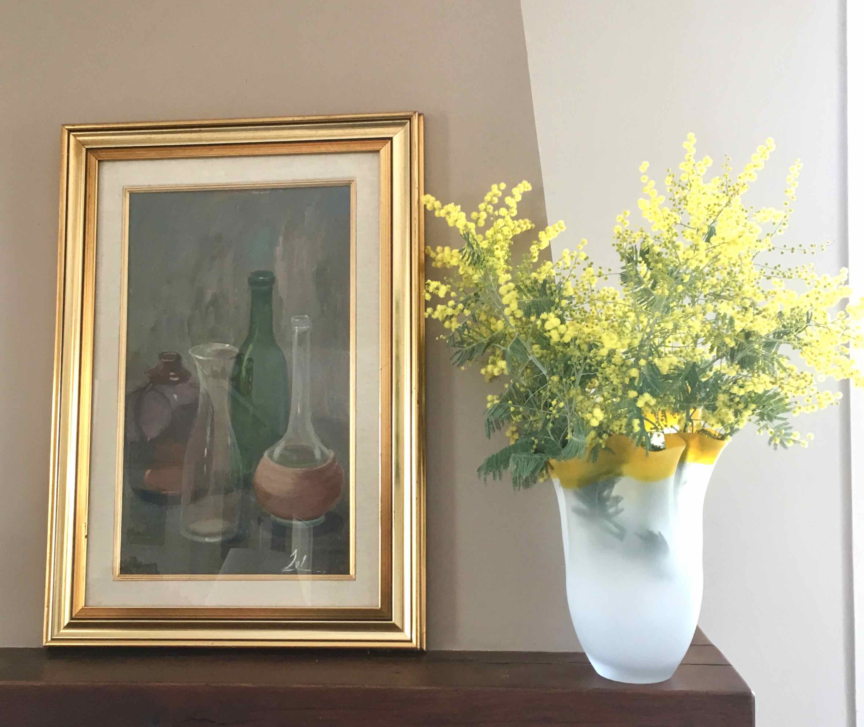 Oil painting on canvas "transparencies"