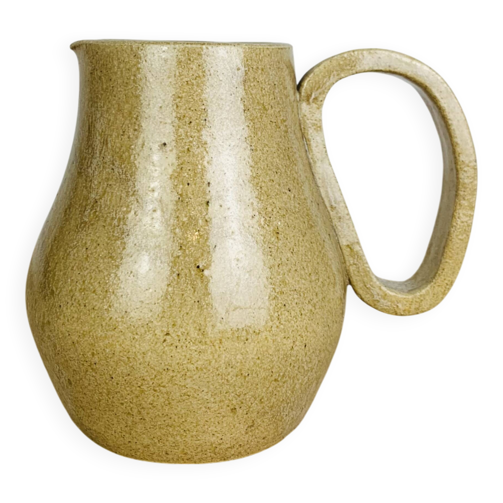 Vintage stoneware pitcher from the 60s