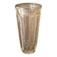 Large Art Deco Style Clear Pressed Glass Vase