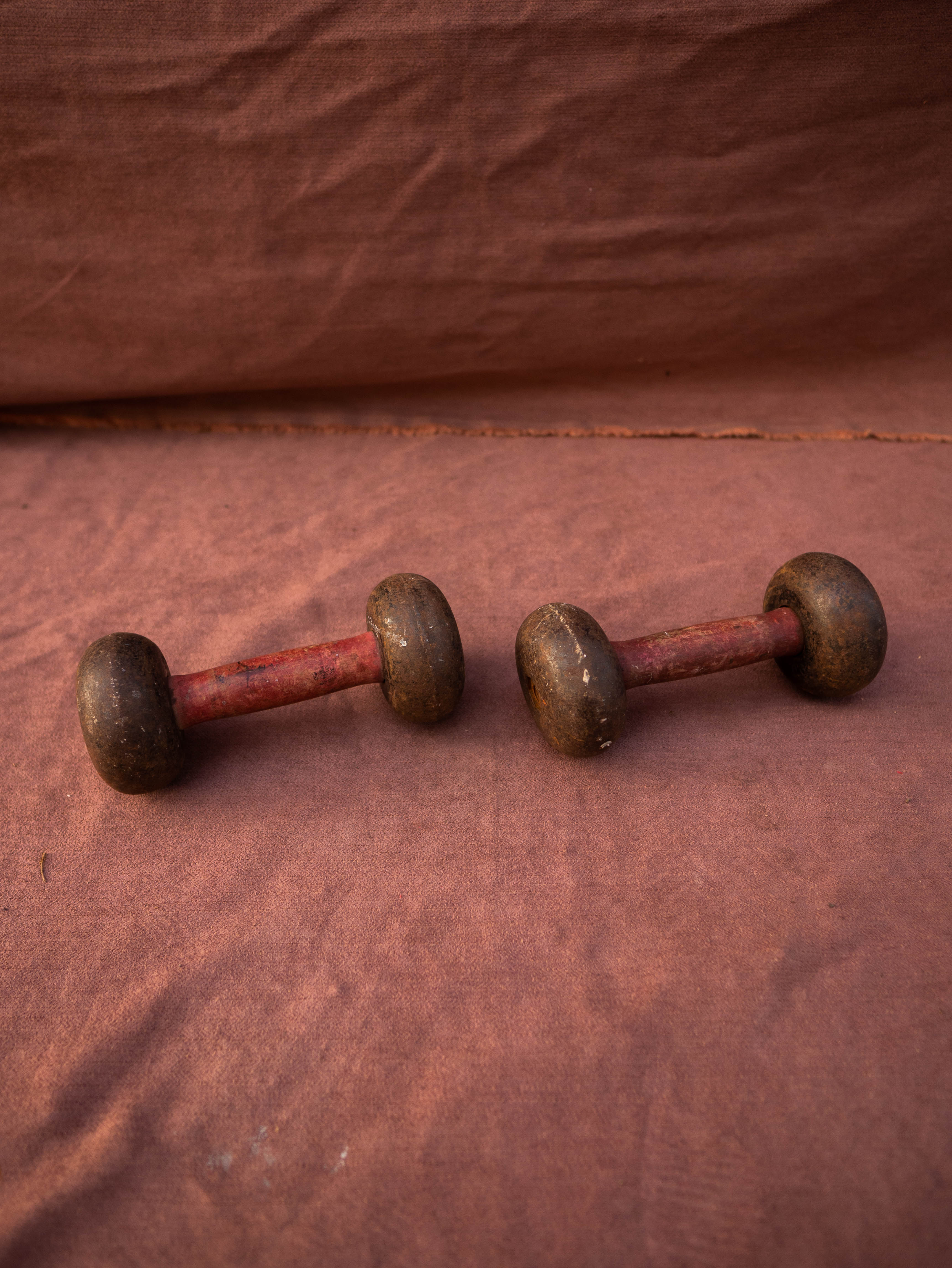 Pair of dumbbells 60s