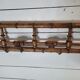 Coat rack wood bamboo 5 hooks, 106cms of L