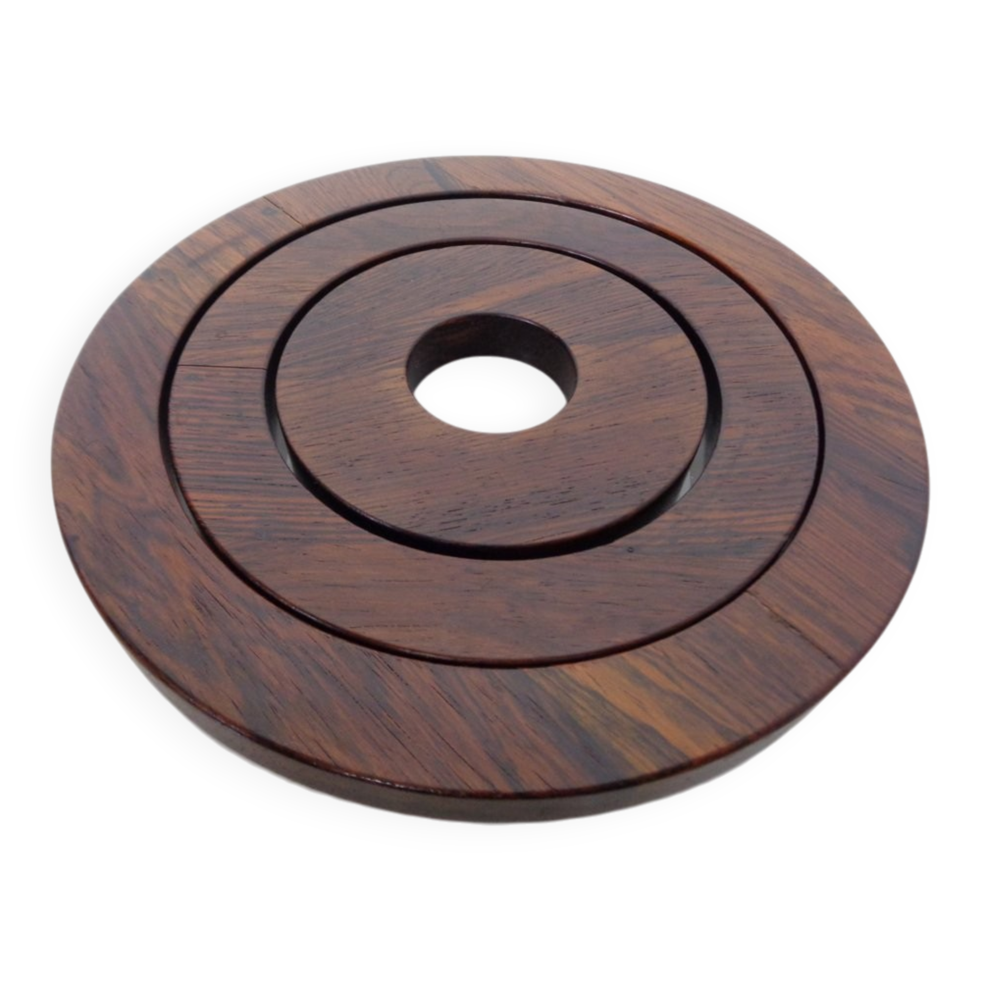Danish Rosewood Coasters, 1960s, Set of 3