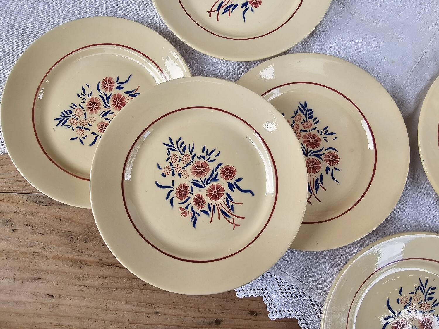 Dessert plates Francine Badonviller