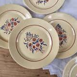 Dessert plates Francine Badonviller