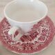 Tasses et sous-tasses Ironstone / service café thé Anglais "Olde Count