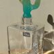 Daum cactus Hilton Mc Connico crystal whiskey decanter