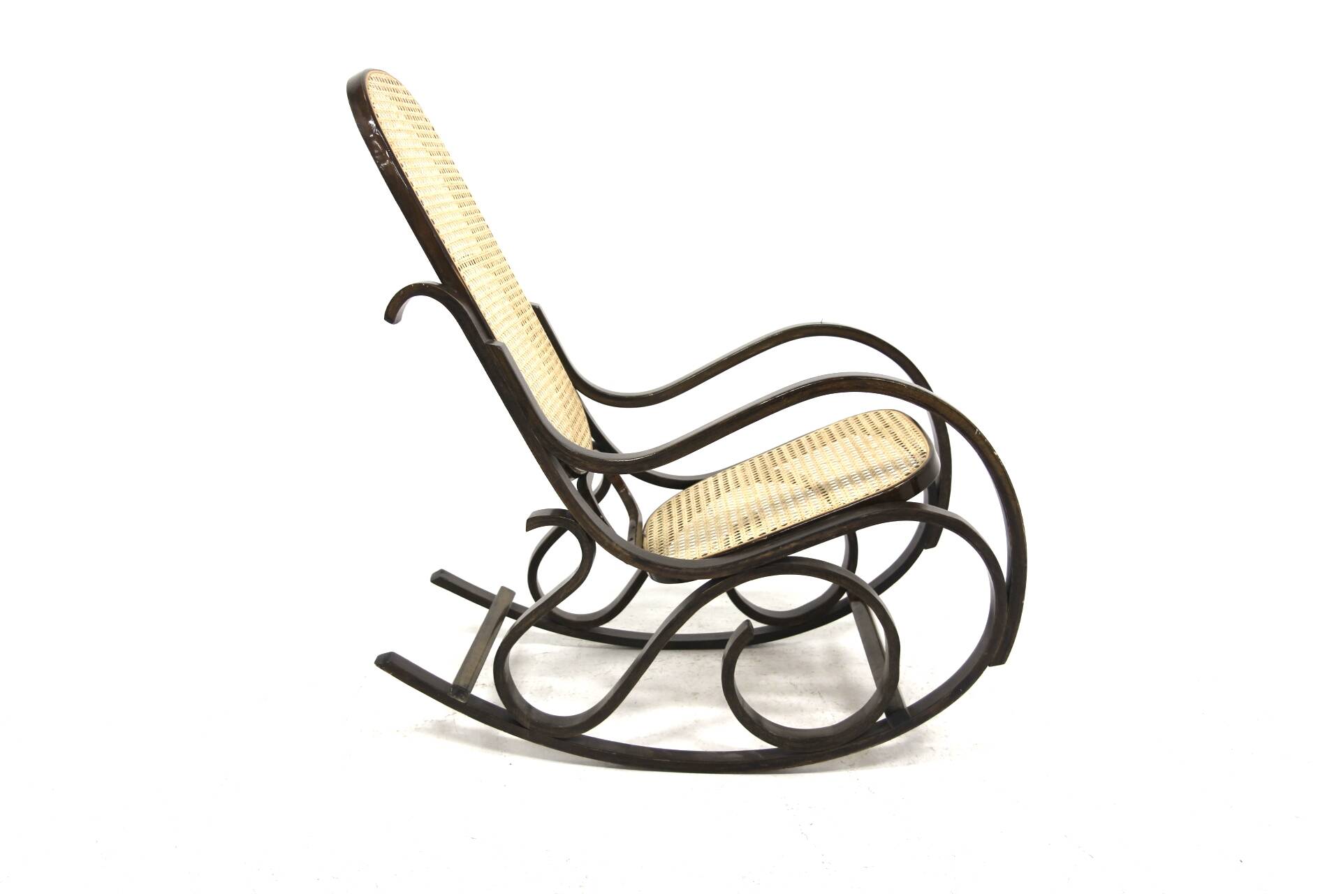 Beech rocking chair, Sweden, 1970