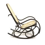 Beech rocking chair, Sweden, 1970