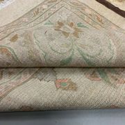 Sultanabad Carpet 300x218 cm Handmade Wool Chobi Rug Natural Dyes