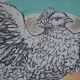 Picasso original lithograph 1952 Dove with a rainbow 38x28cm