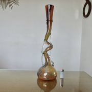 Large soliflore vase made of blown Murano glass, Venetian style, 1970s.