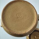 Stoneware coffee/tea pot from Sarreguemines, Lorraine, 70s.