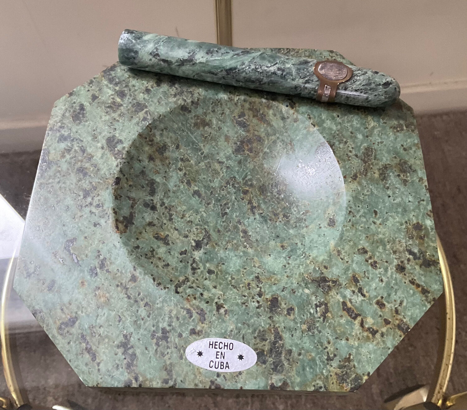 Cendrier vintage en marbre