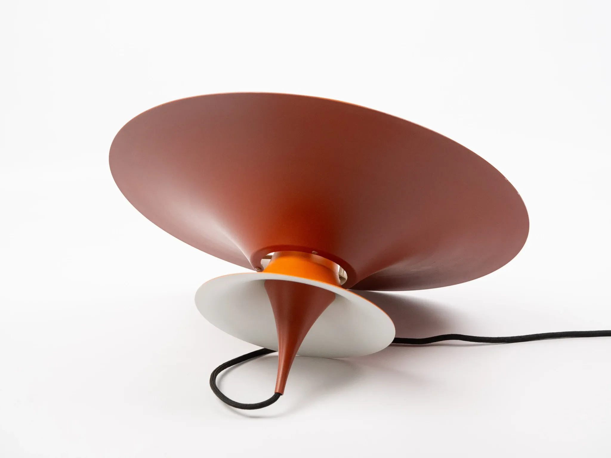 Danish vintage Radius pendant lamp by Erik Balslev, Fog og Morup, 1977