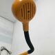 Yellow gooseneck floor lamp 50s-60s