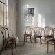 Lot of 6 Josef Kohn curved wood bistro chairs