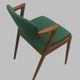 Set of eight restored dining chairs in teak Kai Kristiansen