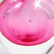 Flacon de parfum « Sommerso » en verre rose et transparent