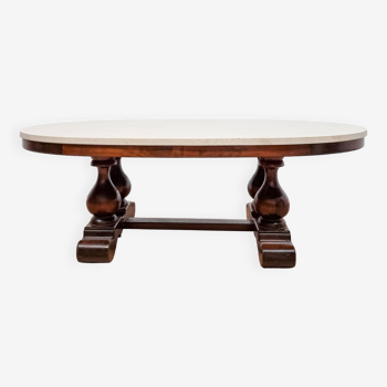Table basse ovale style Napoléon III