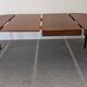 Table ronde extensible en teck de Oluf Theodor Larsen, Danemark vers 1970