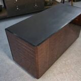 Ensemble de 2 coiffeuses, comptoirs de bijouterie en miroir fumé avec tiroirs, 1970