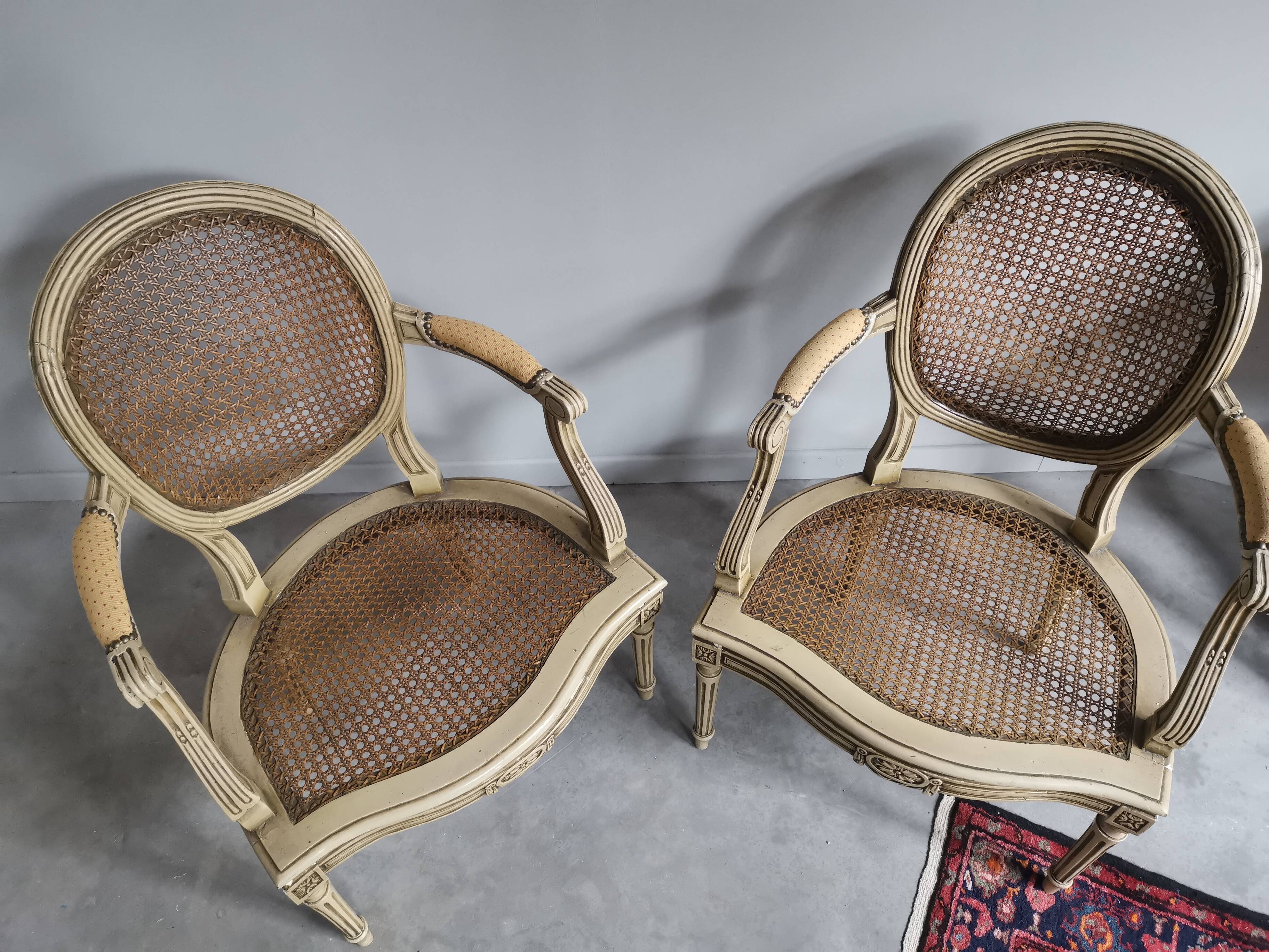 Pair of Louis XVI armchairs