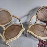 Pair of Louis XVI armchairs