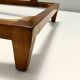Pair of Olive Green Fabric Armchairs by Paolo Buffa with Walnut Frame