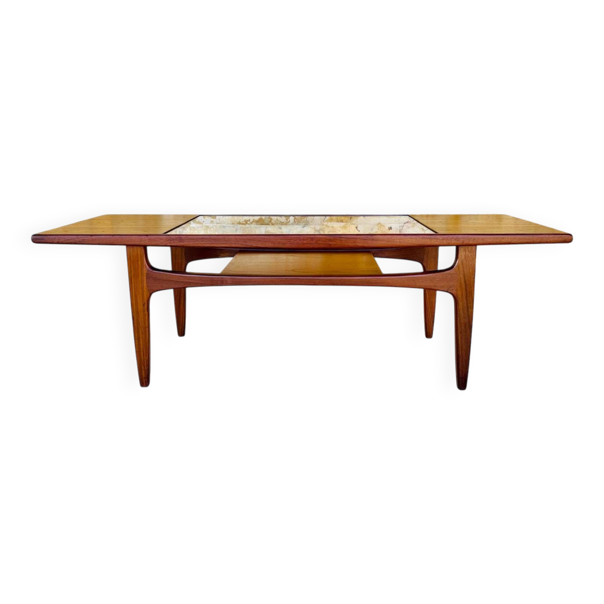 Vintage Teak and Glass Coffee Table by G Plan, Circa 1960s