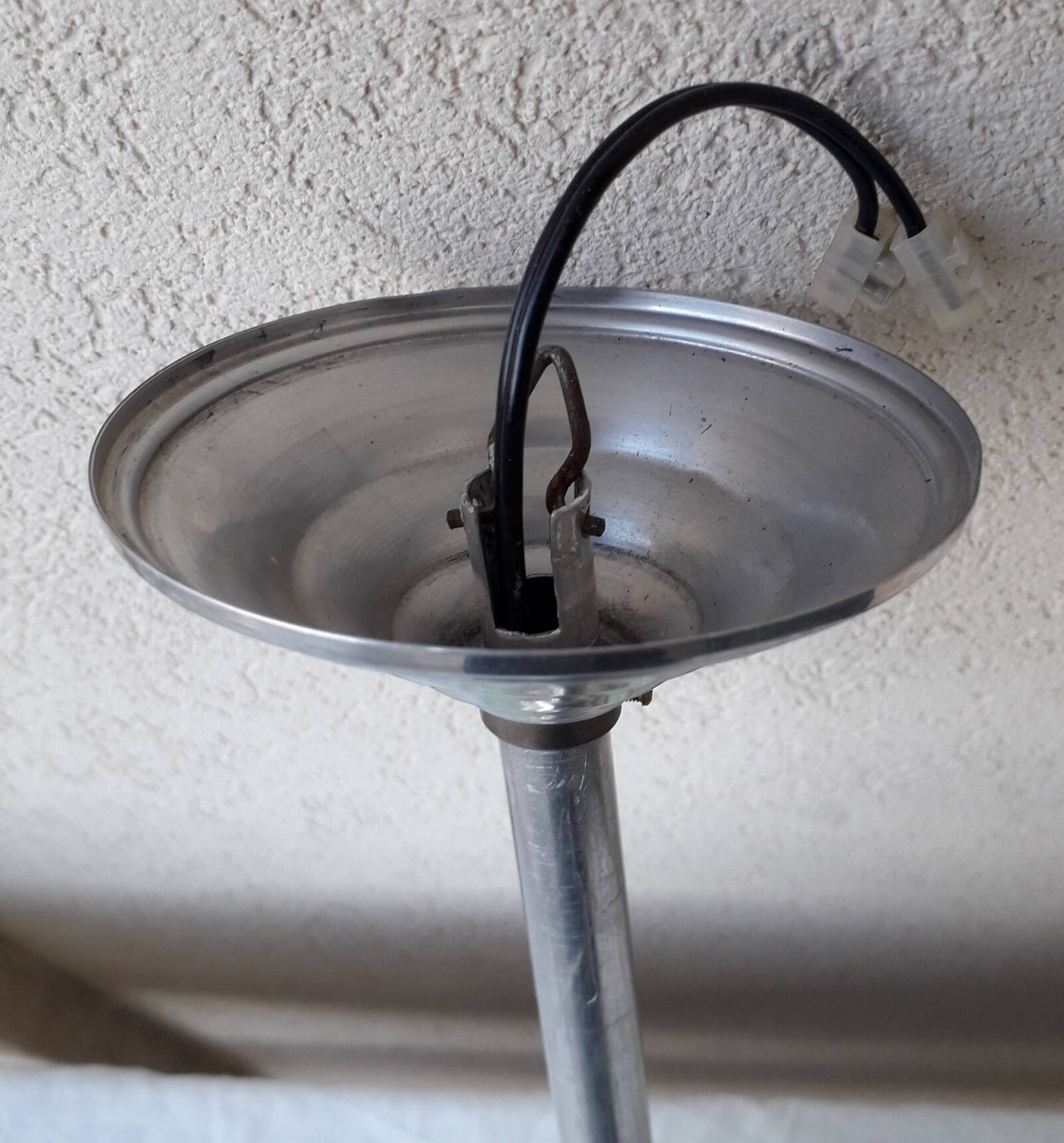 Suspension plafonnier en verre