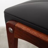 Teak footstool, Danish design, 1970s, production: Denmark