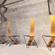 Series of 4 Chairs by Pietro Arosio for Airon 1980