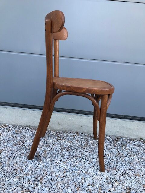 Pair of period bistrot baumann chairs 1940