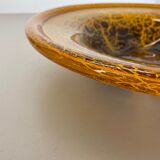 German Glass Bowl by Karl Wiedmann for WMF Ikora, 1930s Baushaus Art Deco