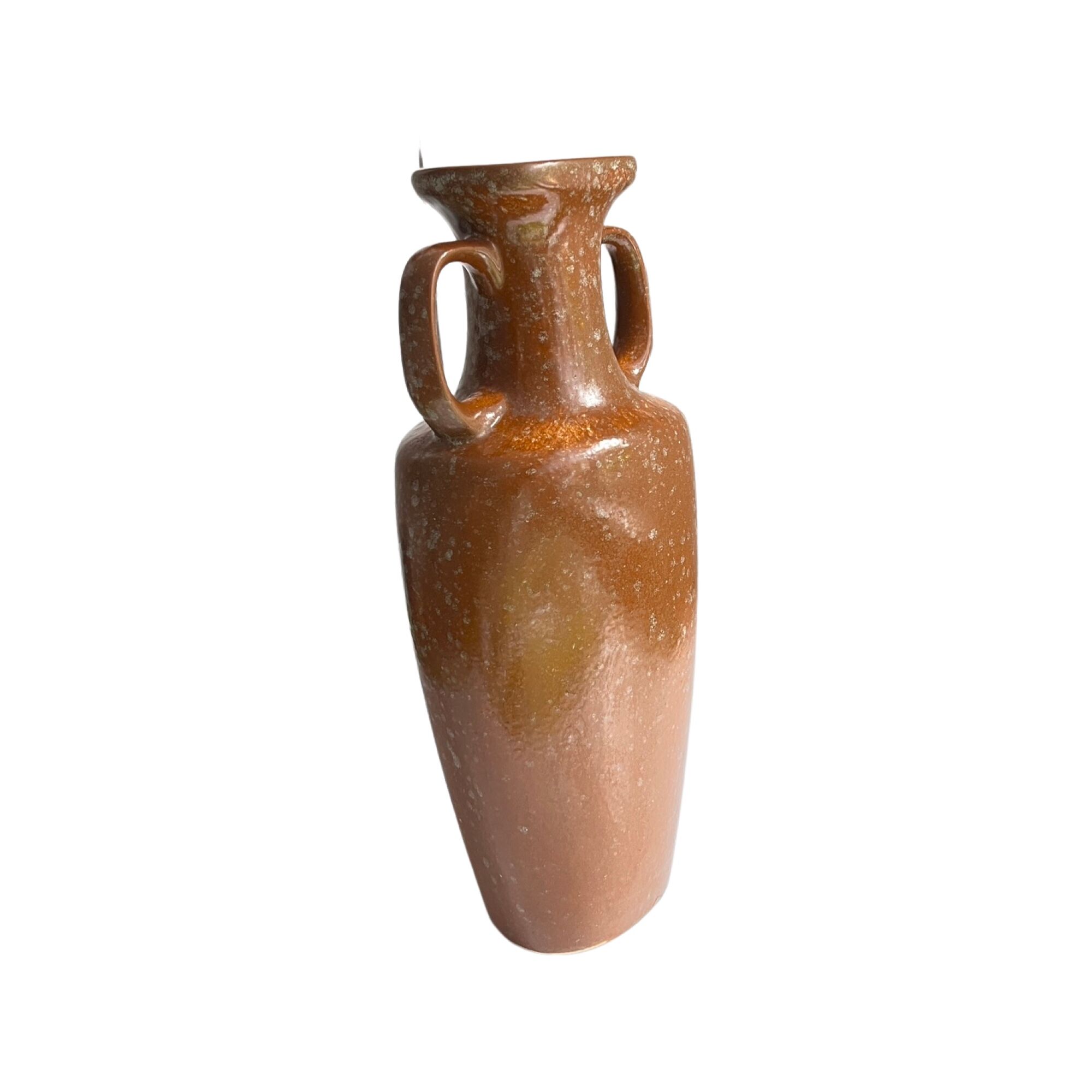 Ceramic vase Bolesławiec Poland 1970s
