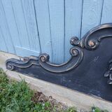 Old carved wooden pediment