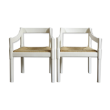 Vico Magistretti Italian armchairs for Cassina, 1960s