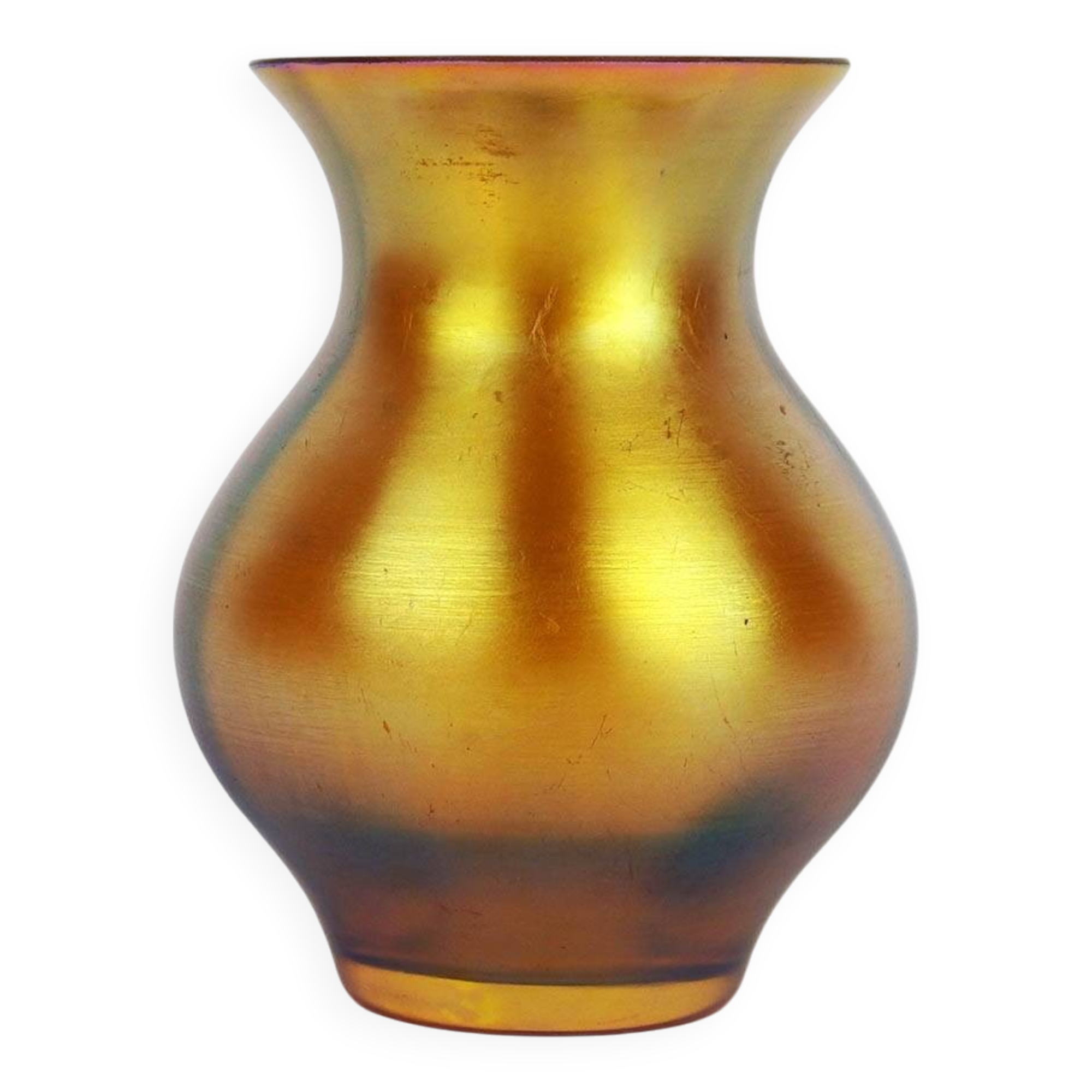 Iridescent glass vase by WMF