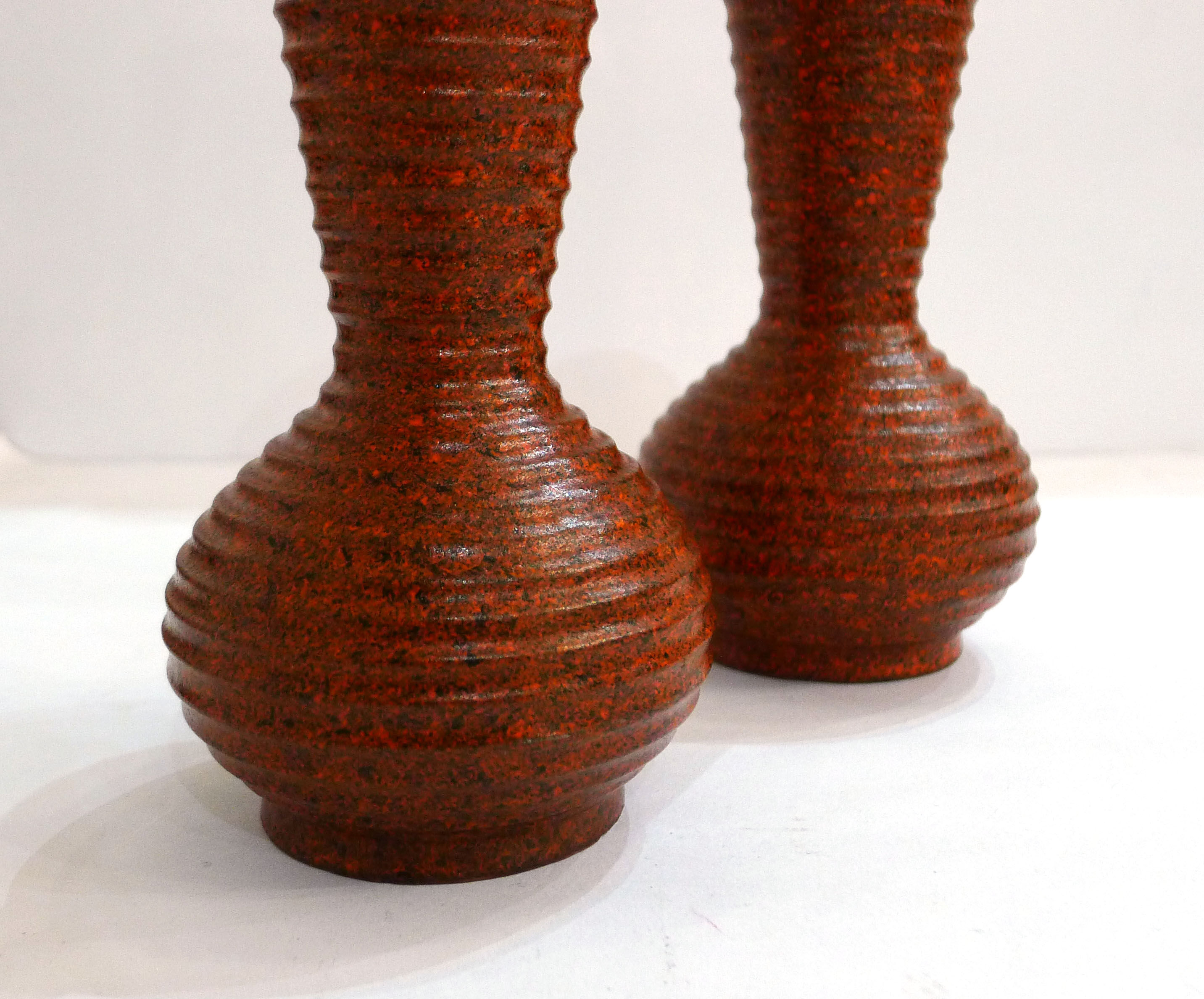 Paire de vases mats West Germany