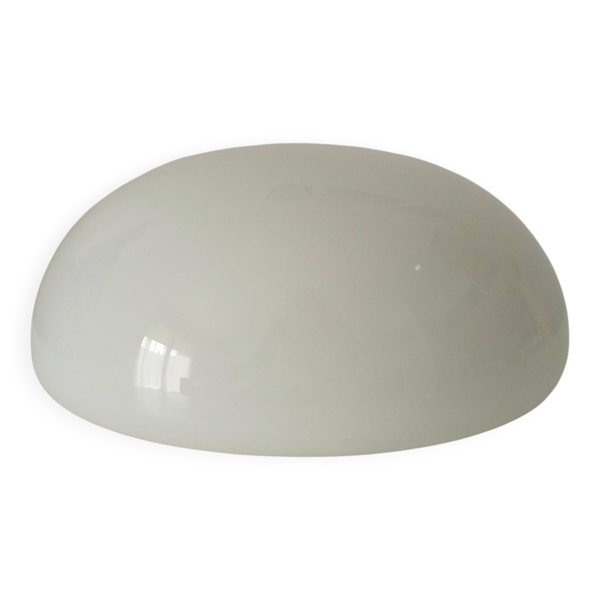 Vintage ceiling light in opaline from the 1960s.