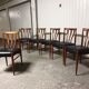 Set of 6 Scandinavian teak chairs 1960