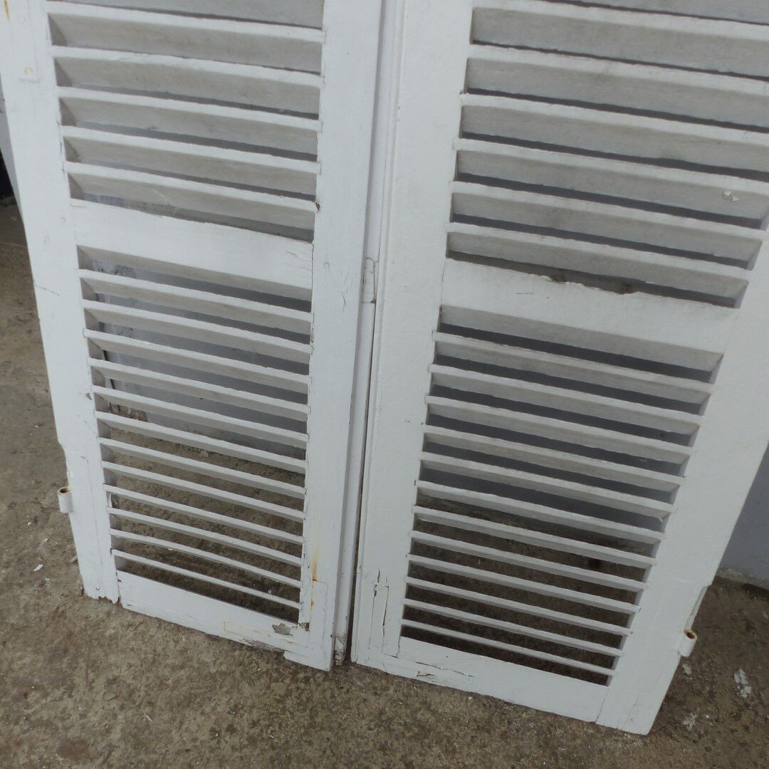 Old wooden shutters 2 leafs